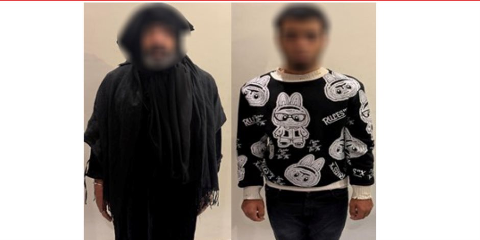 ضبط متهمين بالجيزة لاعتزامهما تنفيذ سرقة بالإكراه لمسن بالقاهرة