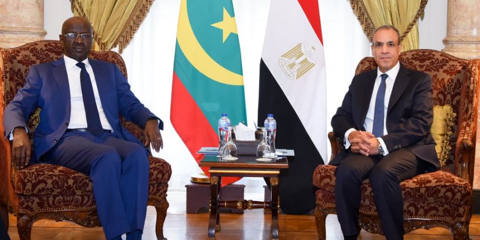 وزير الخارجية يعقد جلسة مباحثات مع نظيره الموريتاني لتطوير أطر التعاون الثنائي