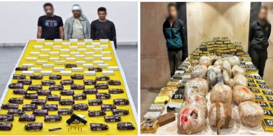 ضبط طن مخدرات ومصرع عنصرين شديدى الخطورة عقب تبادل إطلاق النيران مع قوات الشرطة بالغربية