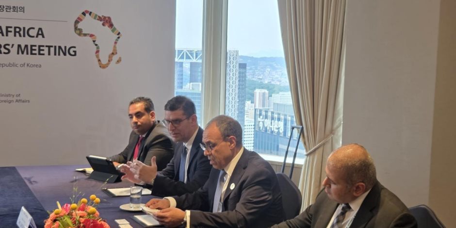 وزير الخارجية يلتقي المدير التنفيذي ورئيس مجموعة عمليات صندوق التعاون للتنمية الاقتصادية بالبنك الكوري للتصدير والاستيراد 