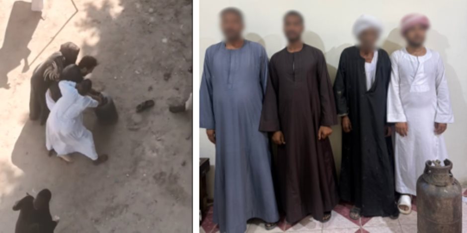 ضبط أطراف مشاجرة قنا بعد تداول فيديو لمحاولة الاعتداء بأسطوانة بوتاجاز