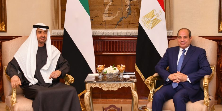 الرئيس السيسي والشيخ محمد بن زايد يرحبان باتفاق وقف الحرب مع إيران وإعادة فتح مضيق هرمز