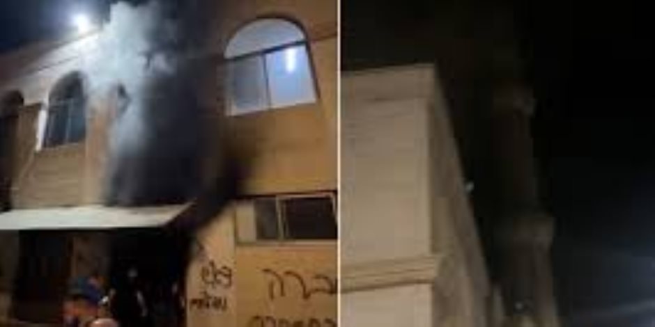 موجة اعتداءات للمستوطنين بالضفة ..إحراق مسجدين برام الله وهجمات في نابلس وطوباس.. وحماس تدعو لتصعيد المواجهة
