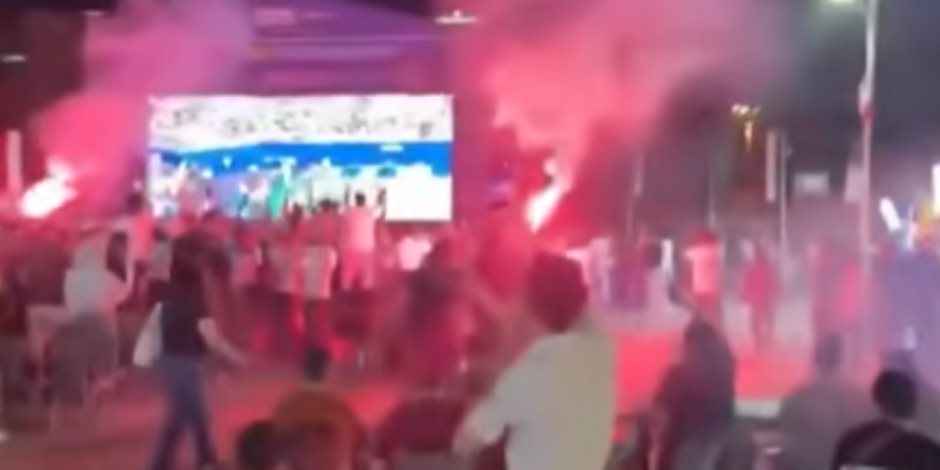 سوريون يشاركون فرحة منتخب مصر في كأس العالم بهدف إمام عاشور