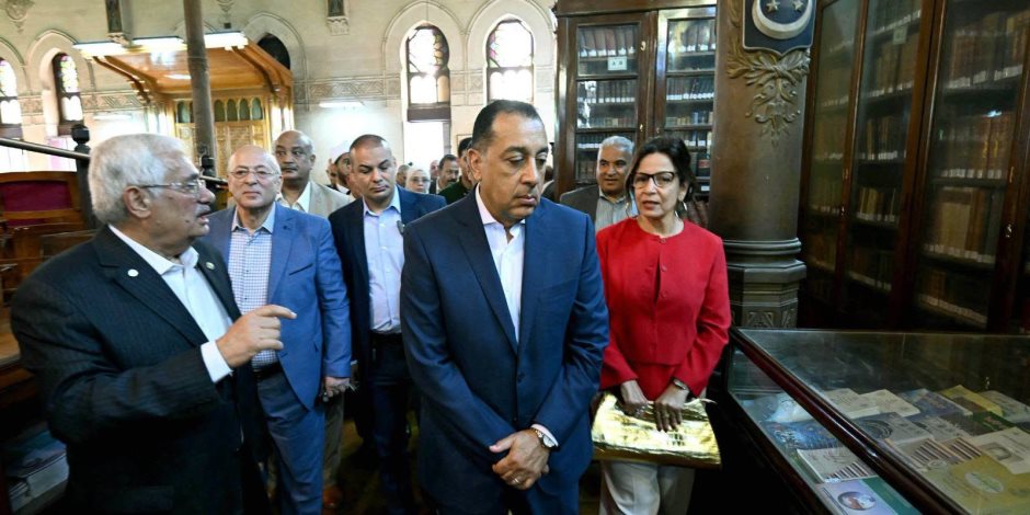 رئيس الوزراء يتفقد المبنى التاريخي للجمعية الجغرافية المصرية