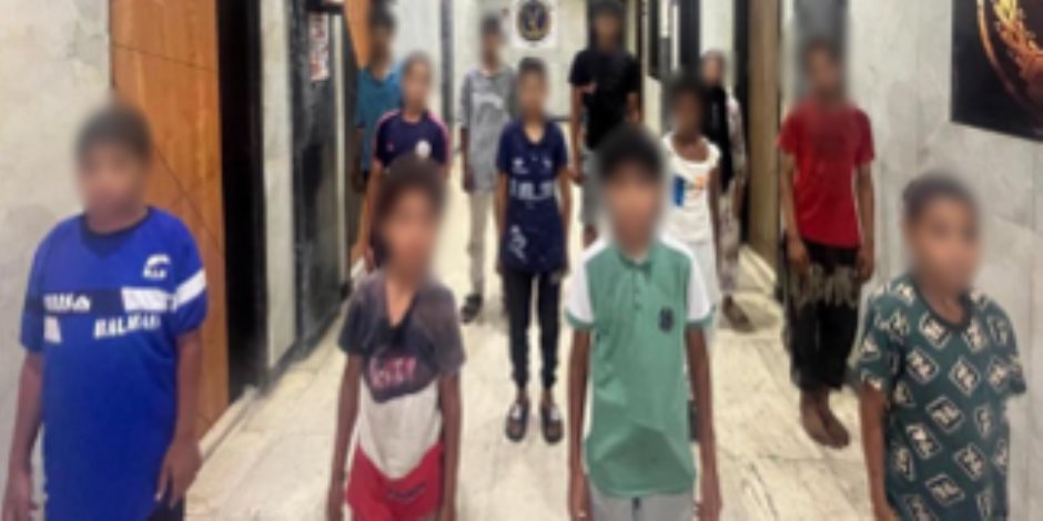 مباحث رعاية الأحداث تضبط 9 رجال وسيدتين لقيامهم بإستغلال الأطفال فى أعمال التسول 