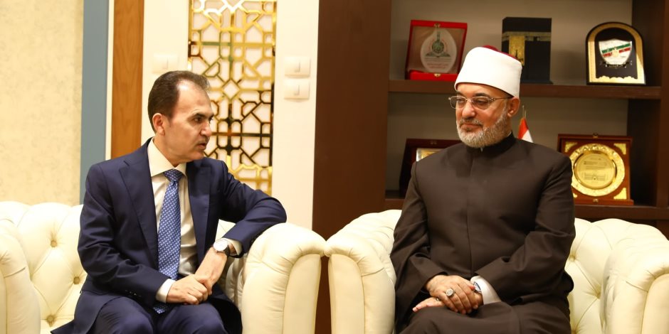 مفتي الجمهورية يستقبل وزير أوقاف كردستان العراق لبحث أوجه التعاون المشترك