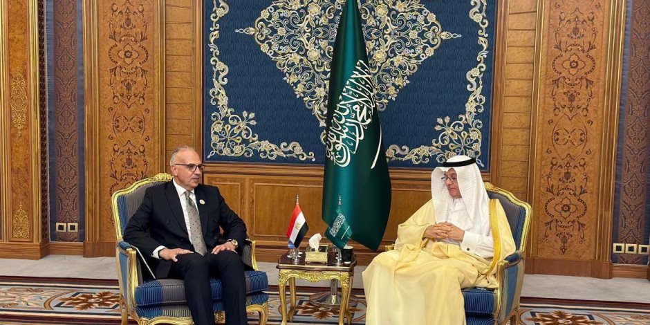 وزير الري يلتقي وزير البيئة السعودي لبحث تعزيز التعاون المشترك في قطاع المياه بين البلدين