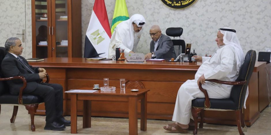 مجاور يستقبل عدد من نواب ومشايخ شمال سيناء لبحث احتياجات المواطنين بالملفات الخدمية والتنموية (صور) 