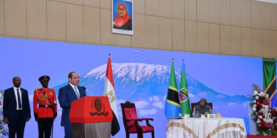 الرئيس السيسي يوجه بمتابعة مستمرة لمشروعات مصر وتنزانيا.. ومنتدى أعمال يجمع 155 رجل أعمال من البلدين