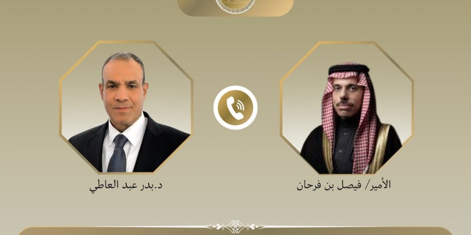 وزير الخارجية يبحث مع نظيره السعودي جهود خفض التصعيد في المنطقة