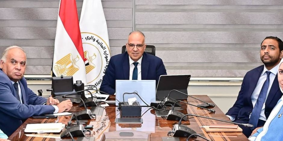 وزير الري يبحث مع ممثلي الوكالة الألمانية للتعاون الدولي (GIZ) الموقف التنفيذي لبرنامج "إدارة مياه دلتا النيل"
