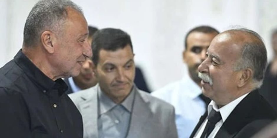 الخطيب وجمال علام والدرندلى يقدمون واجب العزاء فى الدهشورى حرب