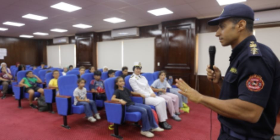 الحماية المدنية تستقبل أطفالًا للتعريف بدور رجال الإطفاء في حماية الأرواح والممتلكات