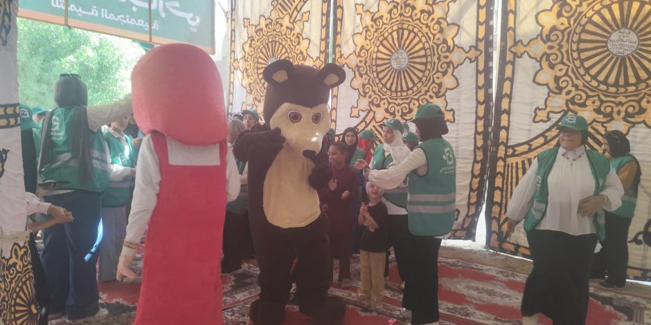 فعاليات ترفيهية بقافلة التحالف الوطني بالمرحلة 3 لقوافل «إيد واحدة» بكحك بحرى الفيوم.. صور
