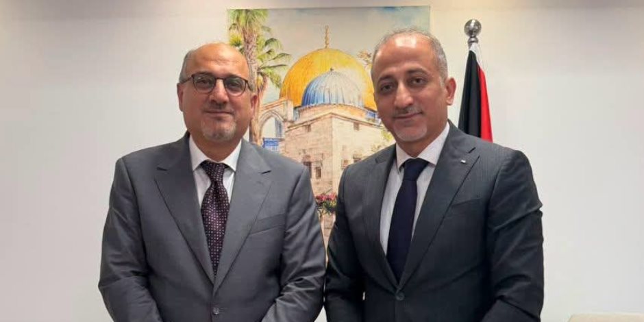 تنسيق دبلوماسي بين مندوبى سوريا وفلسطين لدى الجامعة العربية لتعزيز العمل المشترك  