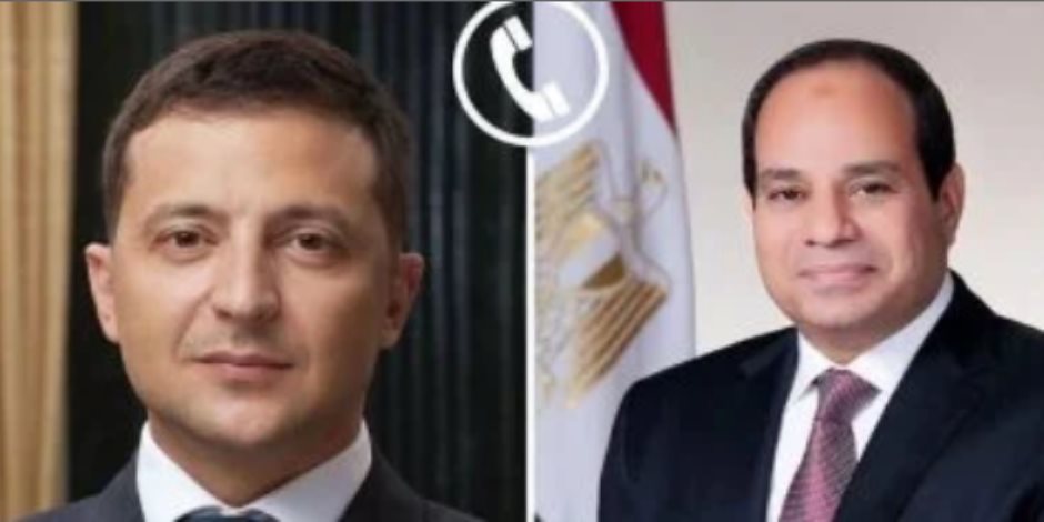 الرئيس السيسى وزيلينسكى يتفقان على العمل لزيادة التبادل التجارى بين مصر وأوكرانيا