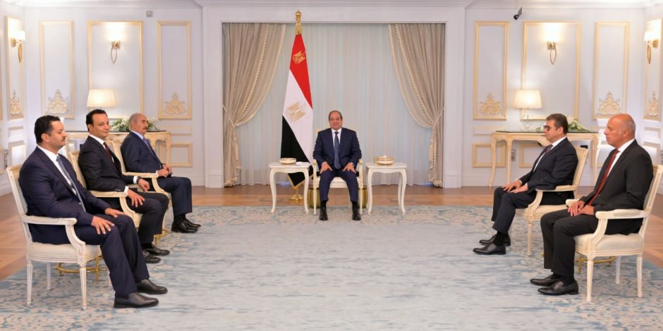 الرئيس السيسى يؤكد موقف مصر الثابت بضرورة الحفاظ على وحدة ليبيا