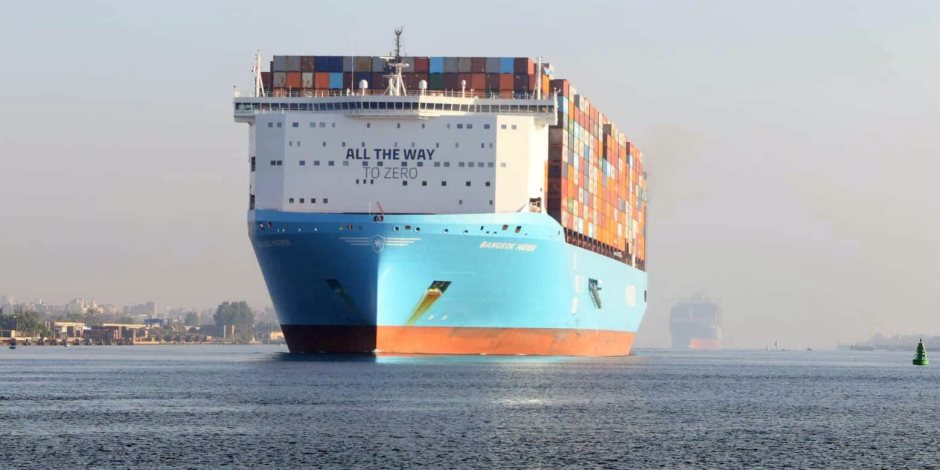 الفريق أسامة ربيع: قناة السويس تشهد العبور الأول لسفينة الحاويات BANGKOK MAERSK ضمن قافلة الشمال بحمولة 190 ألف طن