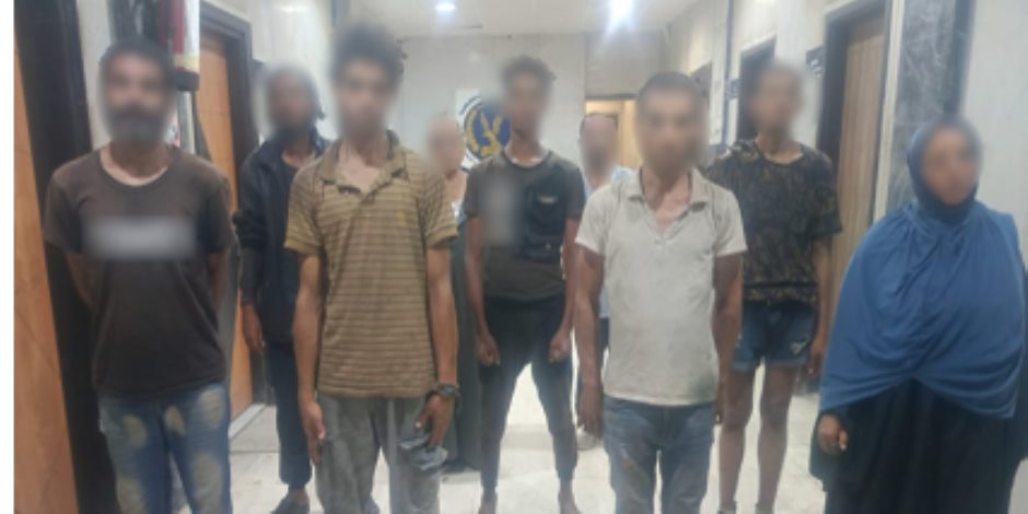 مباحث الأحداث تضبط 8 رجال وسيدتين يستغلون الأطفال فى أعمال التسول بالقاهرة       