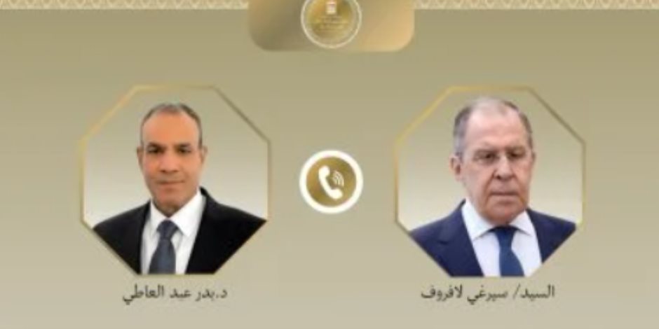 وزير الخارجية يبحث مع نظيره الروسى تطورات الأوضاع فى منطقة الشرق الأوسط
