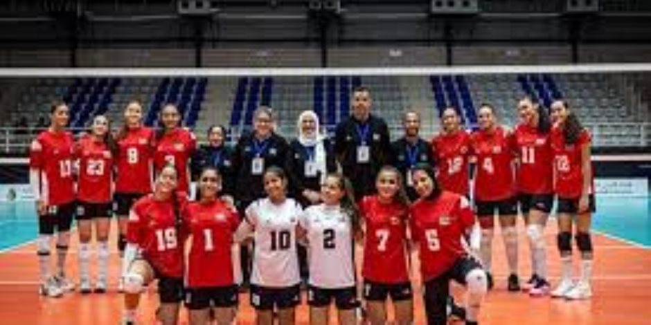 بعثة منتخب ناشئات الطائرة تصل القاهرة بعد التتويج بذهبية البطولة العربية