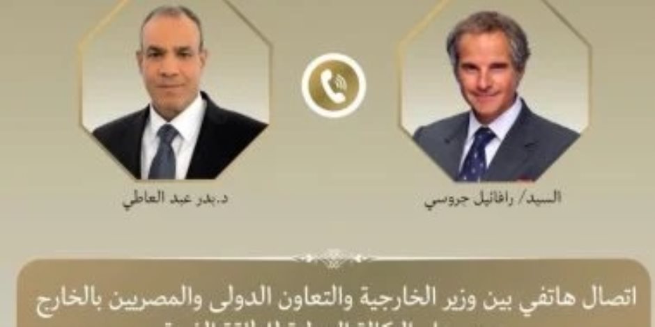 وزير الخارجية يبحث مع مدير الوكالة الدولية للطاقة الذرية تعزيز التعاون