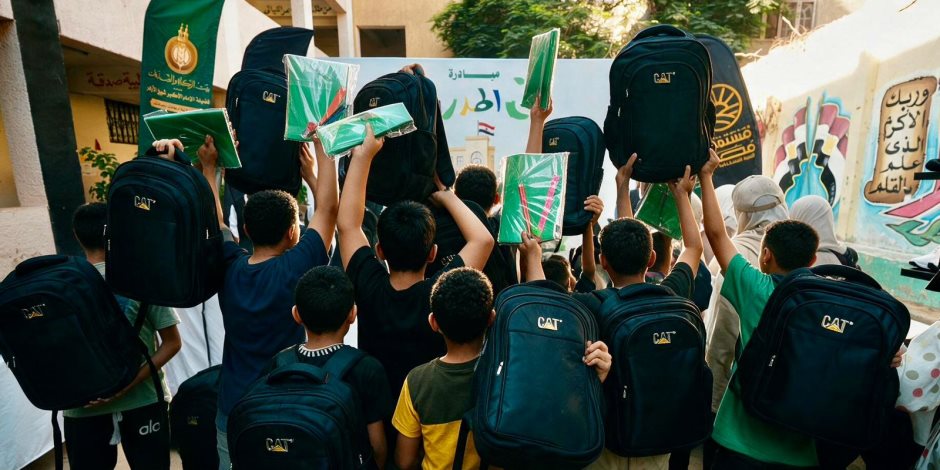 مليون حقيبة ومستلزمات دراسية.. «مستقبل مصر» و«بيت الزكاة والصدقات» يطلقان المرحلة الثانية من مبادرة «إلى المدرسة»