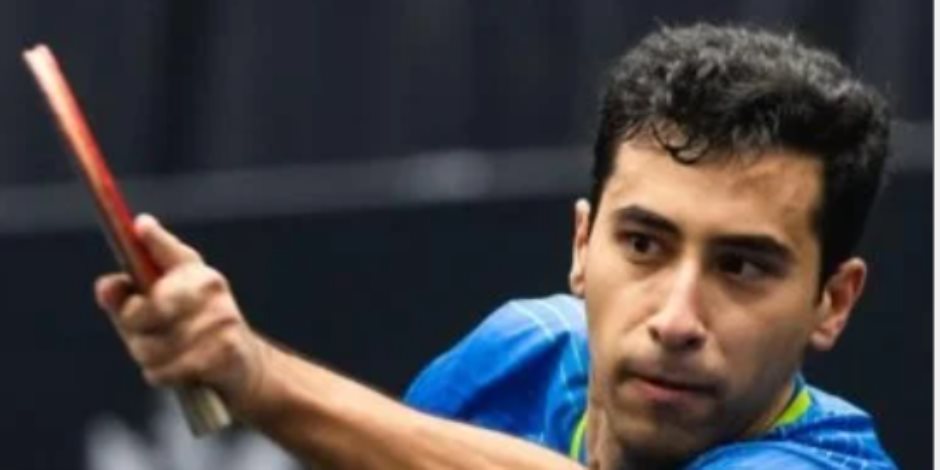 يوسف عبد العزيز يحصد فضية فردي الرجال بتنس الطاولة في دورة ألعاب البحر المتوسط