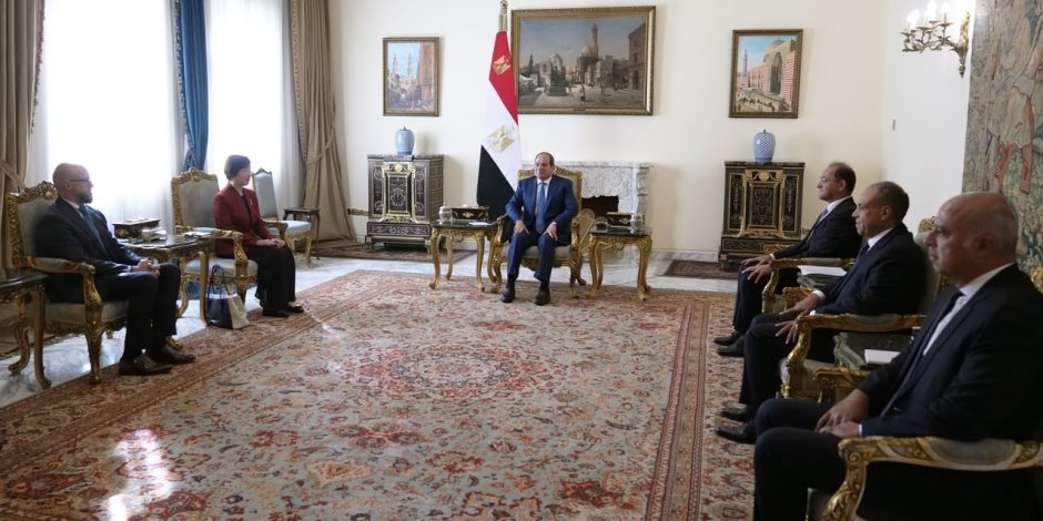 الرئيس السيسي يلتقي رئيسة البنك الآسيوي للاستثمار في البنية التحتية