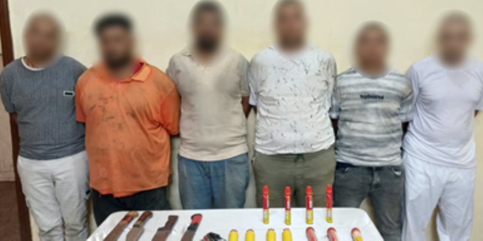 ضبط (6) متهمين في واقعة التعدي على شقيق مالك مقهى بالسويس