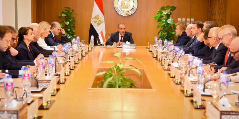 وزير الخارجية يلتقي سفراء دول الاتحاد الأوروبي في مصر