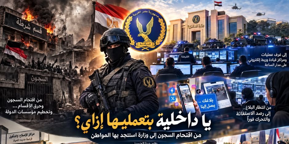 دينا الحسيني تكتب: يا داخلية بتعمليها إزاي؟.. من اقتحام السجون إلى وزارة استنجد بها المواطن