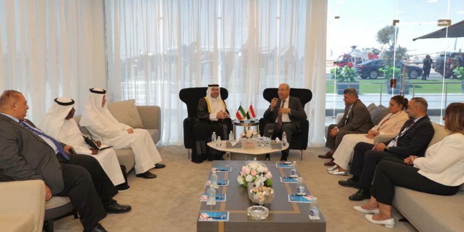 لقاءات موسعة لوزير الطيران مع نظرائه العرب والأفارقة في معرض العلمين «EIAS 2026»