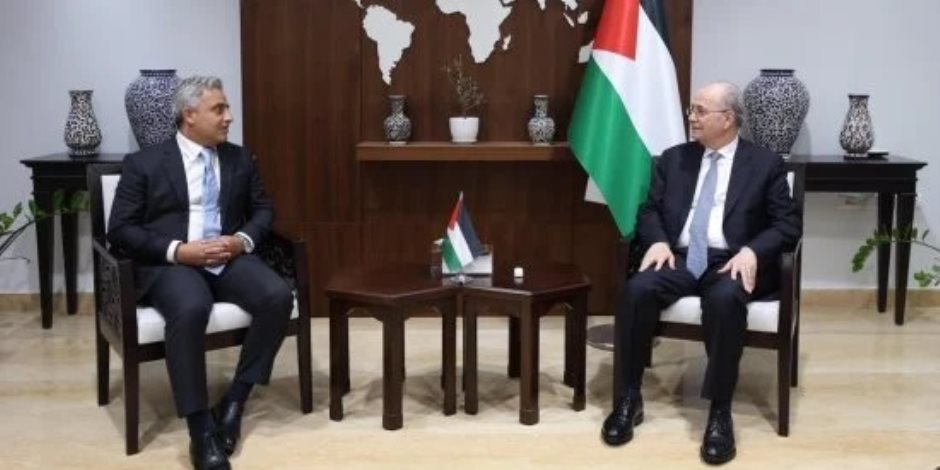 رئيس وزراء فلسطين يثمن الدور المصرى الداعم للقضية الفلسطينية