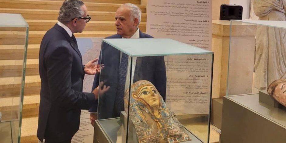 السفارة المصرية في بيروت تتسلم 74 قطعة أثرية مصرية تمهيداً لإعادتها إلى أرض الوطن