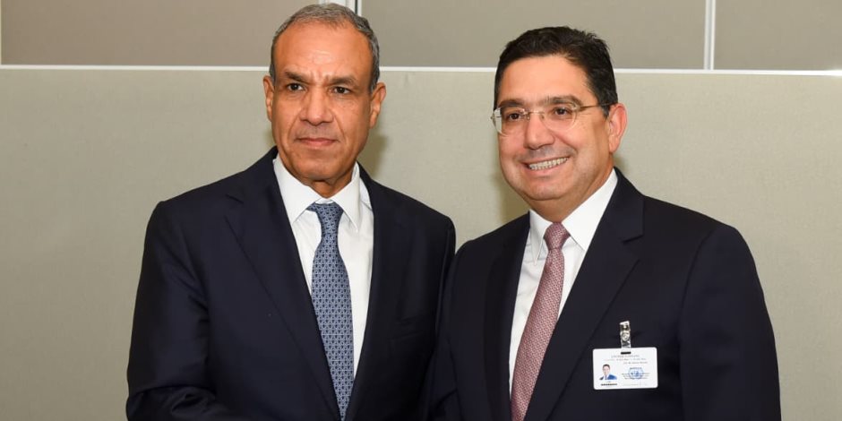 وزير الخارجية يلتقي نظيره المغربي على هامش أعمال الجمعية العامة للأمم المتحدة