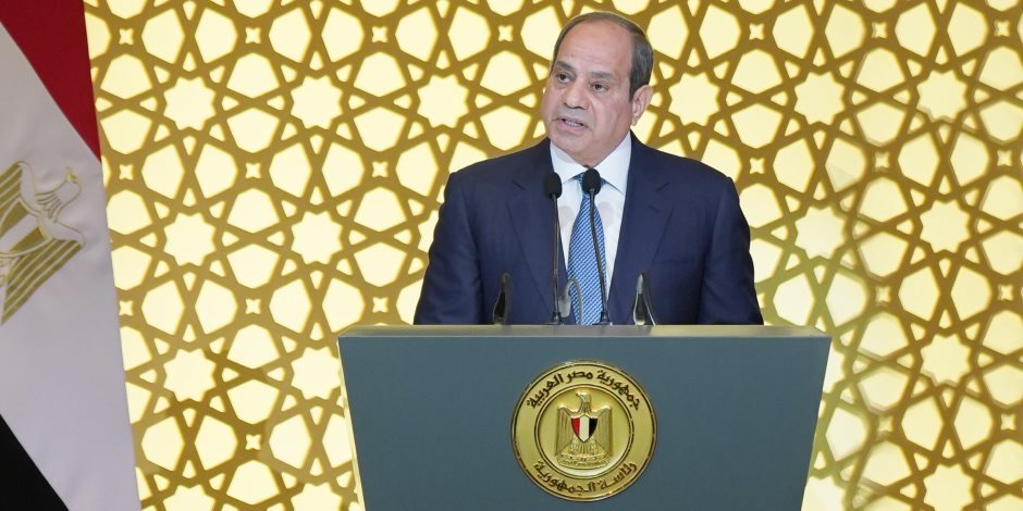الرئيس السيسى: علاقات الدول يجب أن تقوم على الاحترام المتبادل وحسن الجوار