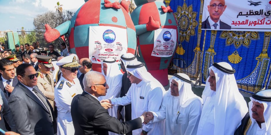احتفالات الذكرى الـ53 لنصر أكتوبر تتواصل في شمال سيناء.. المواطنون: استرداد الأرض كان البداية والتنمية استكمال للنصر (صور) 