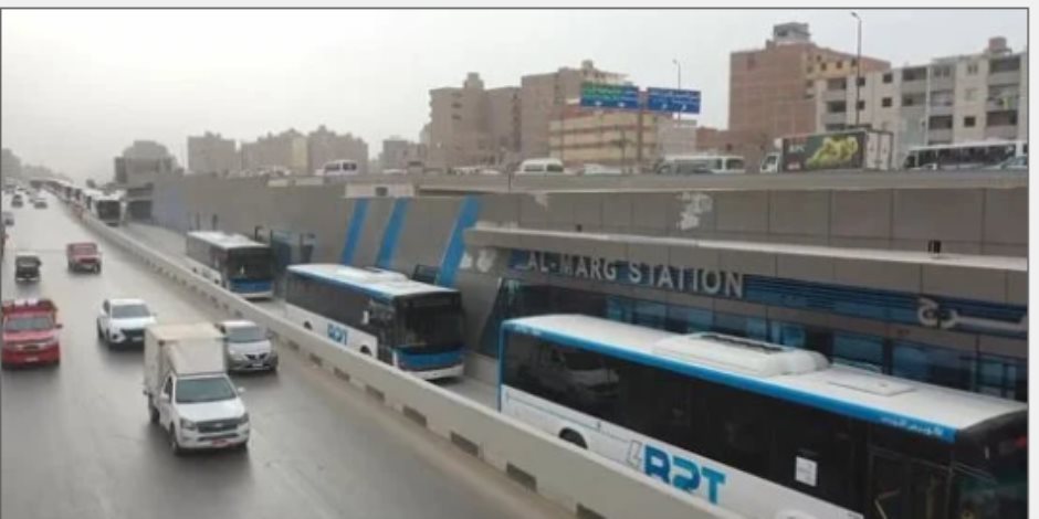 بدأ اليوم .. تشغيل مباشر لأتوبيسات BRT بين الإسكندرية الزراعى وصن كابيتال