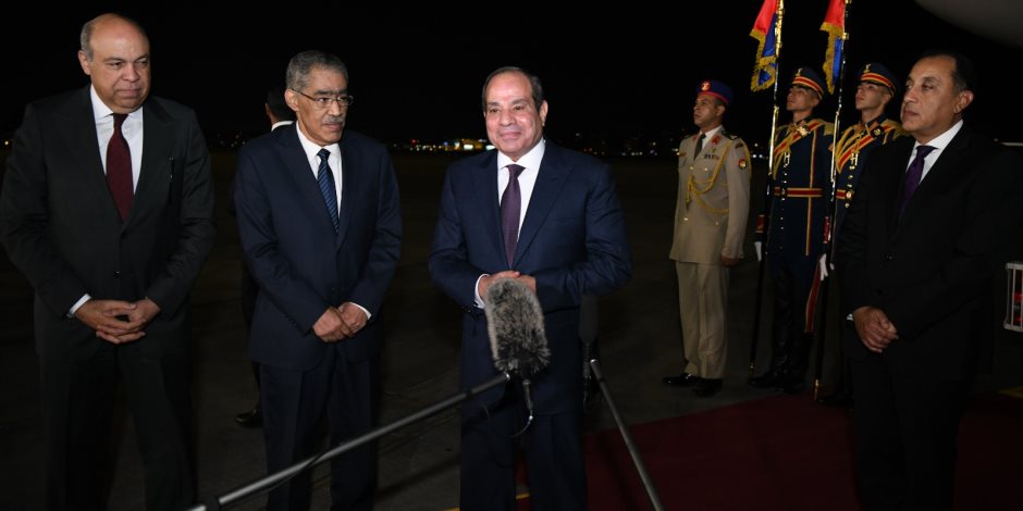السيسي يوجه الشكر للشعب المصري والوفد المرافق خلال الجولة الآسيوية (فيديو)
