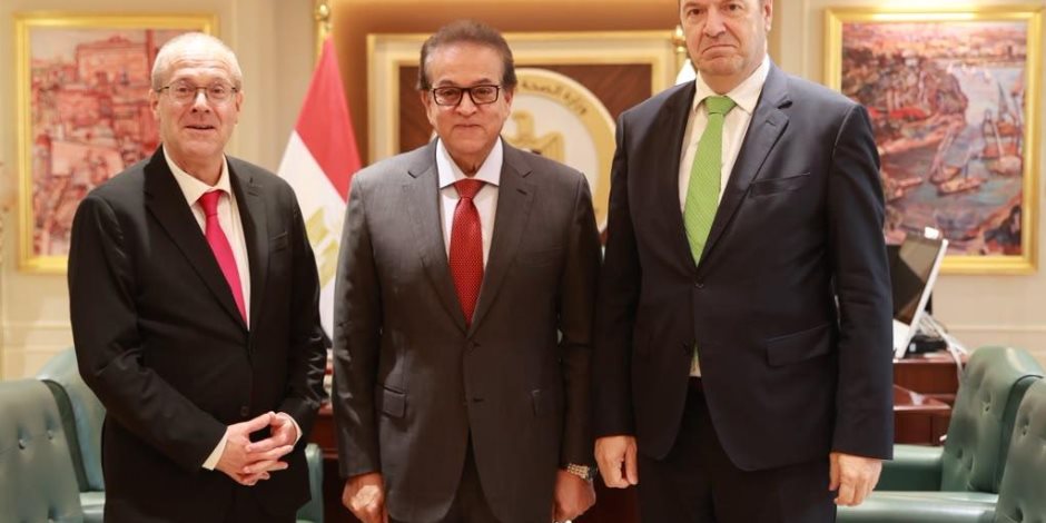  وزير الصحة يستقبل المرشح عن دولة بلجيكا لمنصب مدير عام منظمة الصحة العالمية