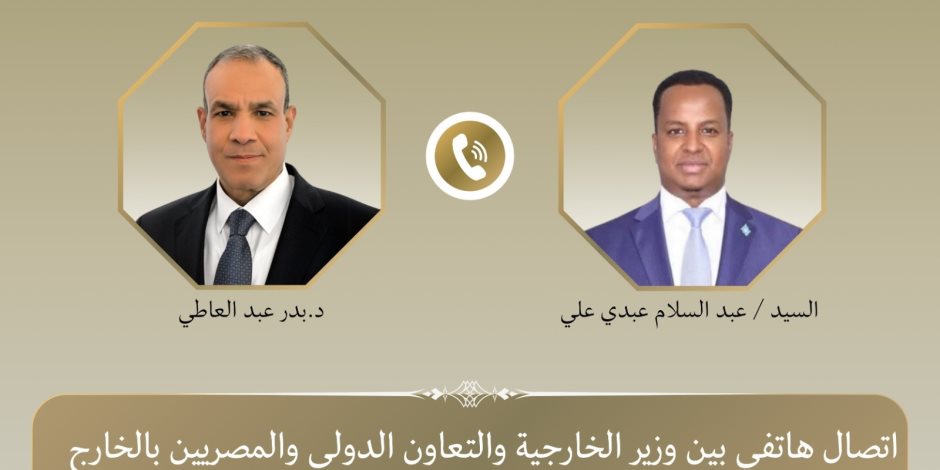 وزير الخارجية ونظيره الصومالي يبحثان سبل تعزيز العلاقات الثنائية والتطورات الإقليمية
