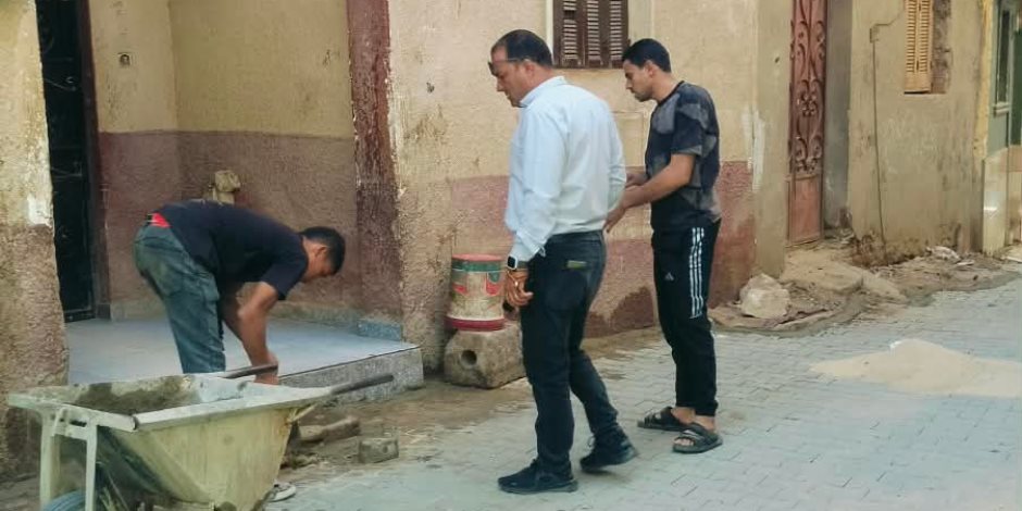 رصف (129) شارعًا بكرداسة بالإنترلوك ضمن الخطة الاستثمارية لمحافظة الجيزة
