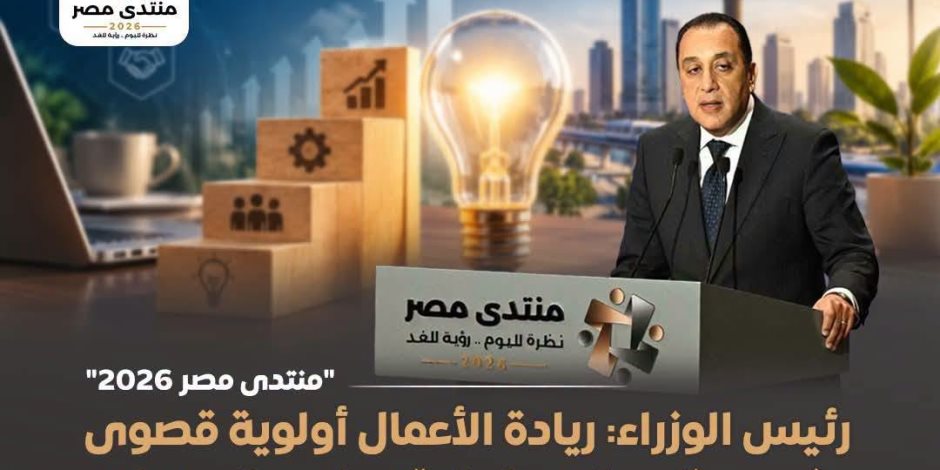 منتدى مصر 2026.. مدبولي يوضح أولوية ريادة الأعمال ضمن برنامج التحول الاقتصادي للسنوات الثلاث المقبلة