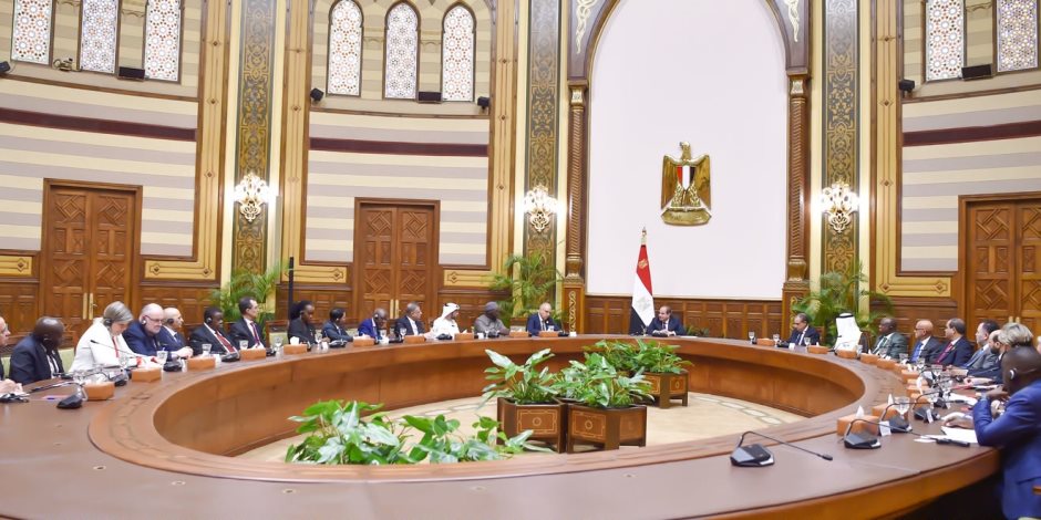 فخامة الرئيس السيسي: الأمن المائى مسؤولية مشتركة تتطلب تعاونًا دوليًا فعالًا