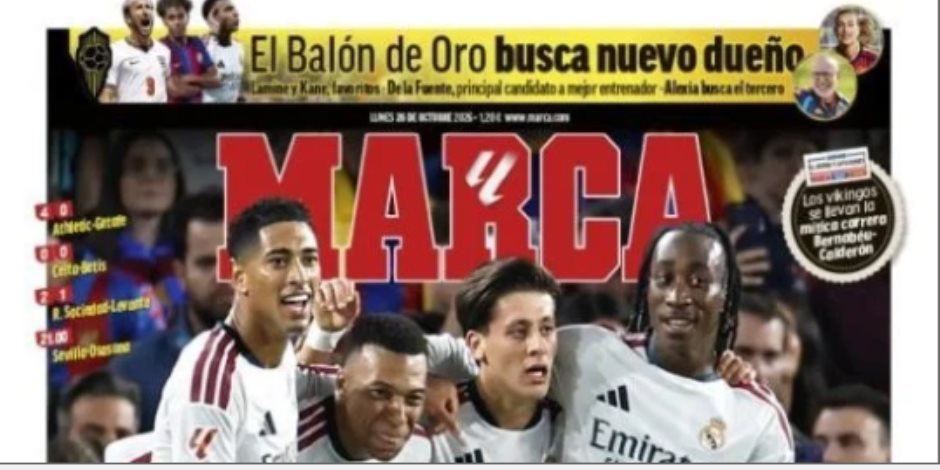 ماذا قالت الصحف الإسبانية عن فوز ريال مدريد علي برشلونة فى الكلاسيكو؟ اعرف التفاصيل 