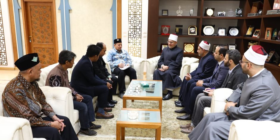 مفتي الجمهورية يستقبل وفدًا من جمعية الإرشاد الإسلامية بإندونيسيا لبحث سبل تعزيز التعاون العلمي والدعوي 