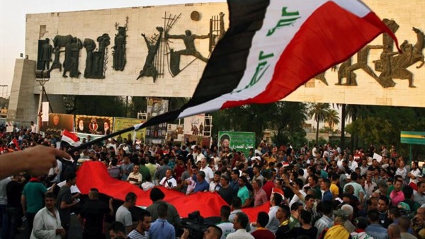 مظاهرة في ساحة التحرير العراقية لتمرير حكومة «التكنوقراط»