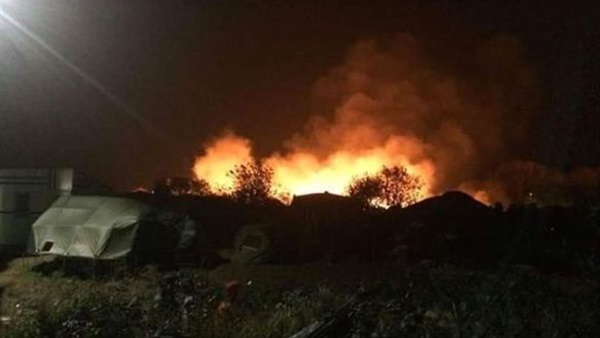 إصابة لاجئ أثيوبي في حريق اندلع في مخيم «كاليه» بشمال فرنسا